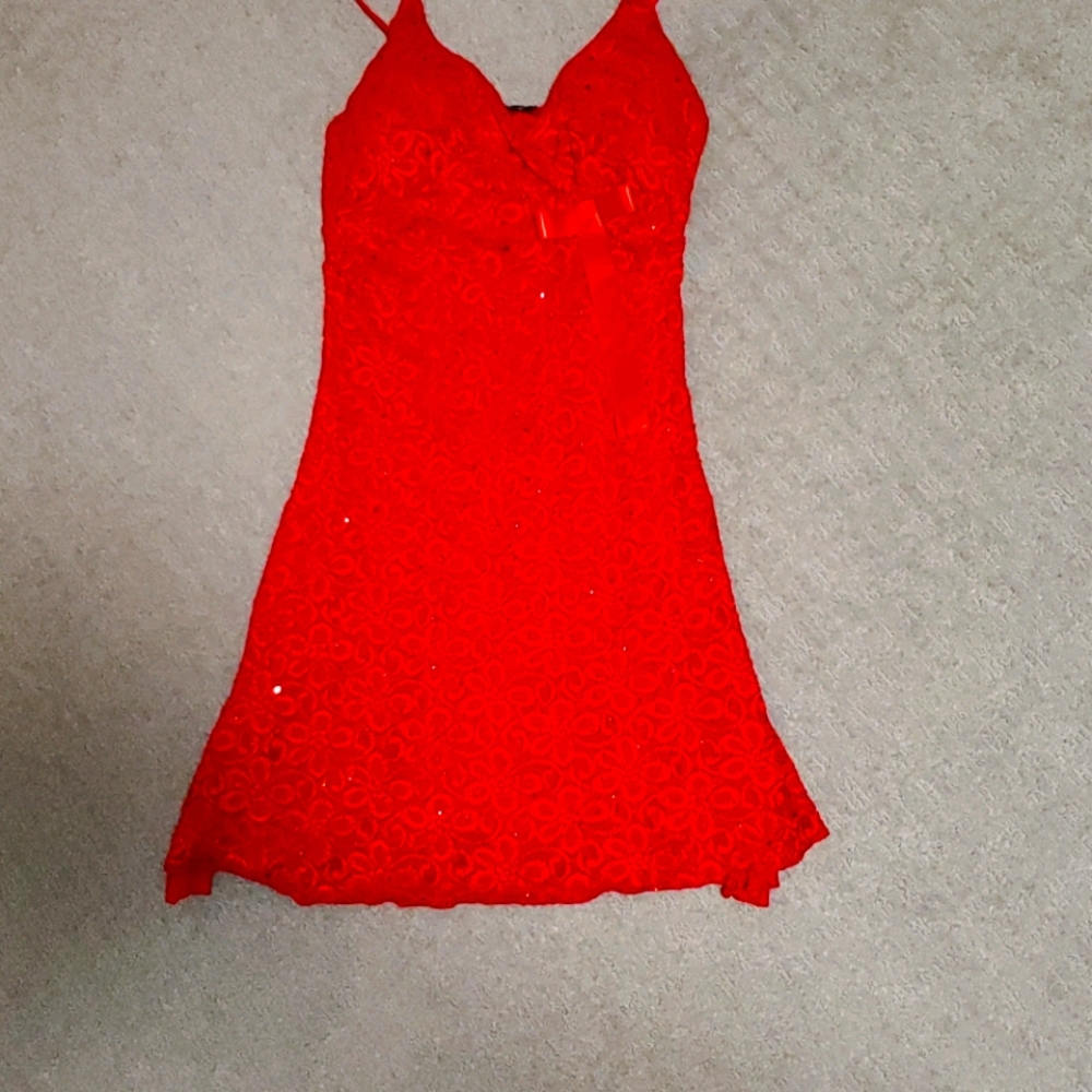 Perfect red dress from europe